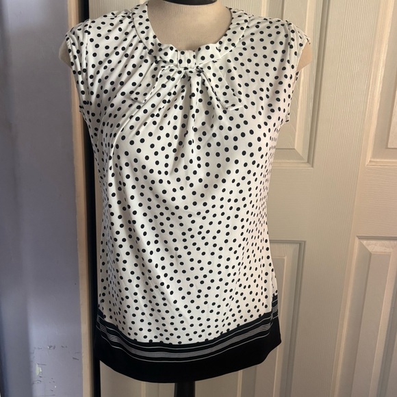 polka dot blouse size xs - Picture 1 of 5